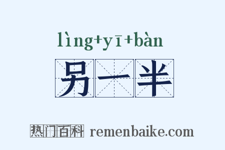 另一半是什么意思的图片